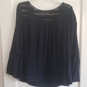 Navy blue top